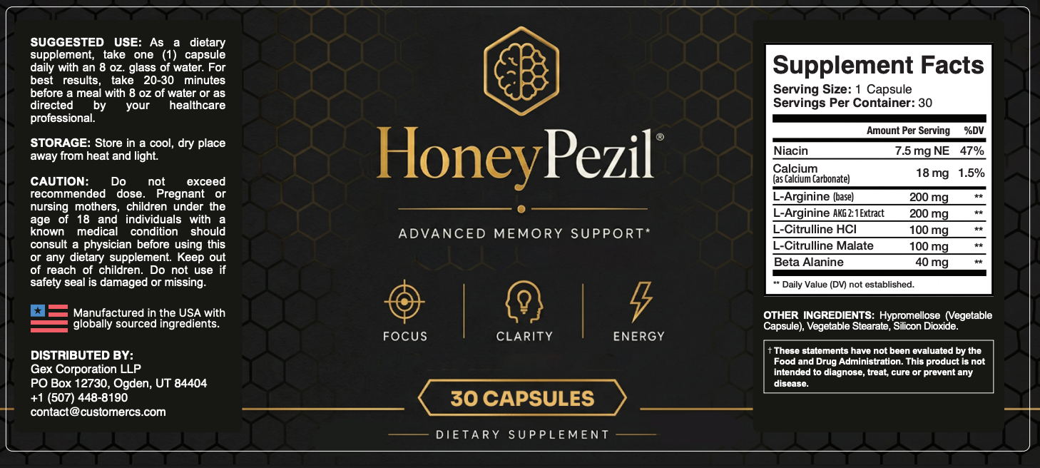 HoneyPezil label